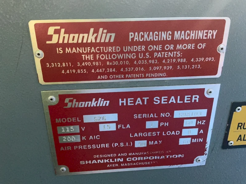 SHANKLIN HEAT SEALER   -  S26