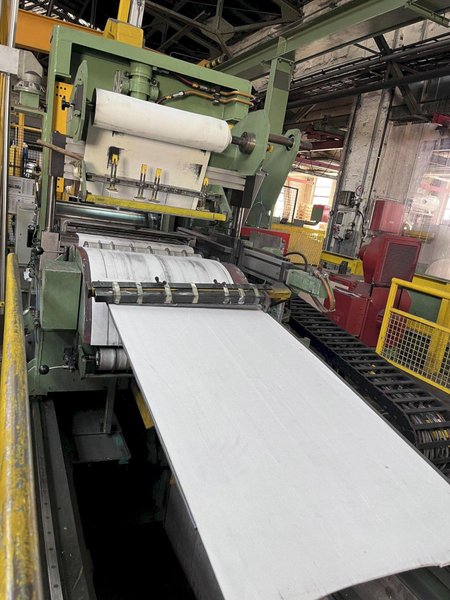 TILGERT - BURGHART &amp; SCHMIDT 650MM, DOUBLE PIT, PRECISION SLITTING LINE