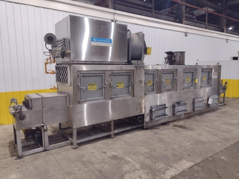24" WIDE FPI SYSTEMS MODEL #CBW-24 STAINLESS STEEL CONVEYOR TYPER PASS-THROUGH PARTS WASHER: YOBRO #25173