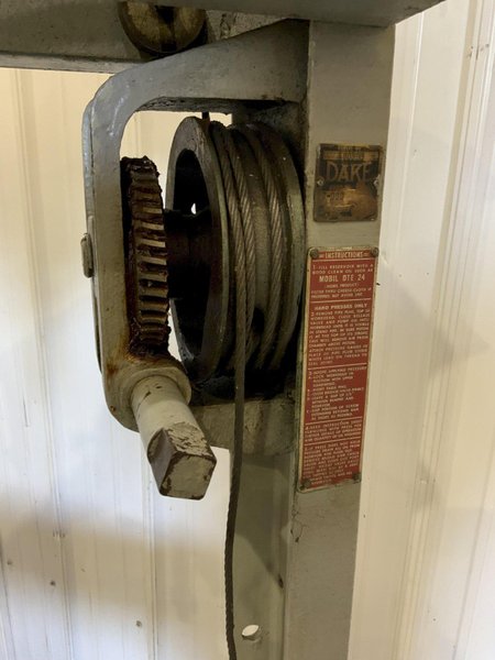 25 TON DAKE HYDRAULIC H FRAME PRESS: STOCK #81483