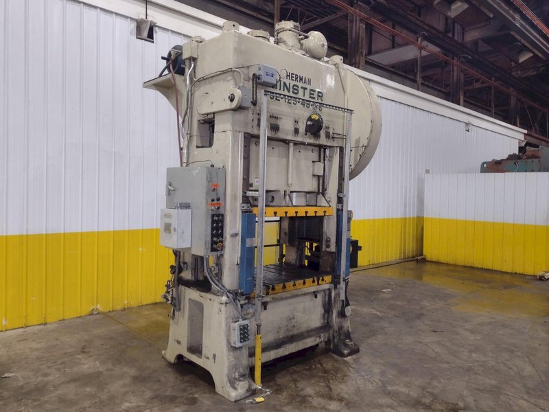 125 TON MINSTER MODEL #S2-125-48-36 SSDC PRESS, 10" STROKE: YOBRO #25090