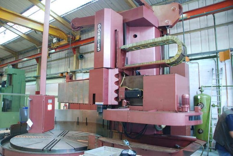 Dorries CTE 320/3400 125&quot;/200&quot; CNC Vertical Boring Mill