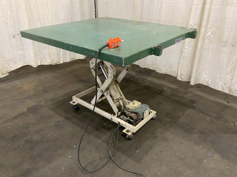 1200 LB AMERICAN LIFTS HYDRAULIC SCISSOR LIFT TABLE: STOCK #80926