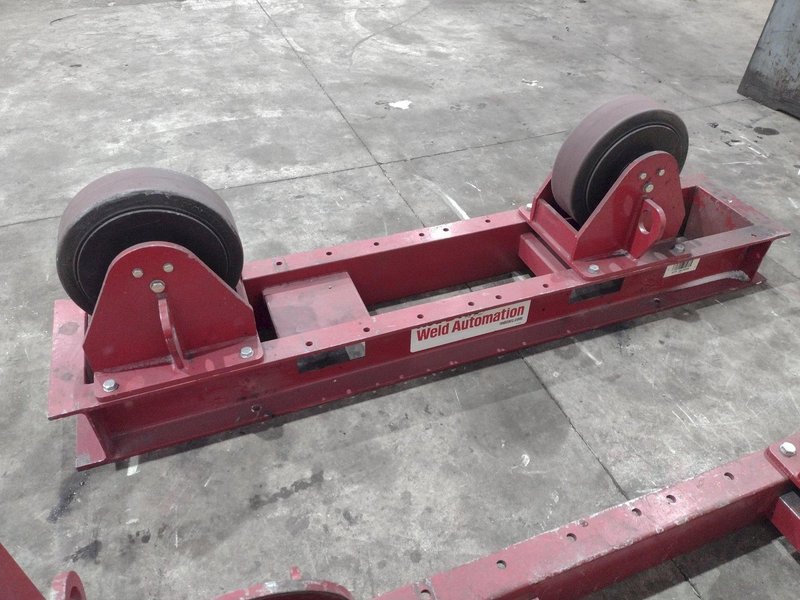 10,000 LB 5 TON RED-D-ARC MODEL #CR5 TANK TURNING ROLLS, POWER &amp; IDLER 110V POWER: YOBRO #24746