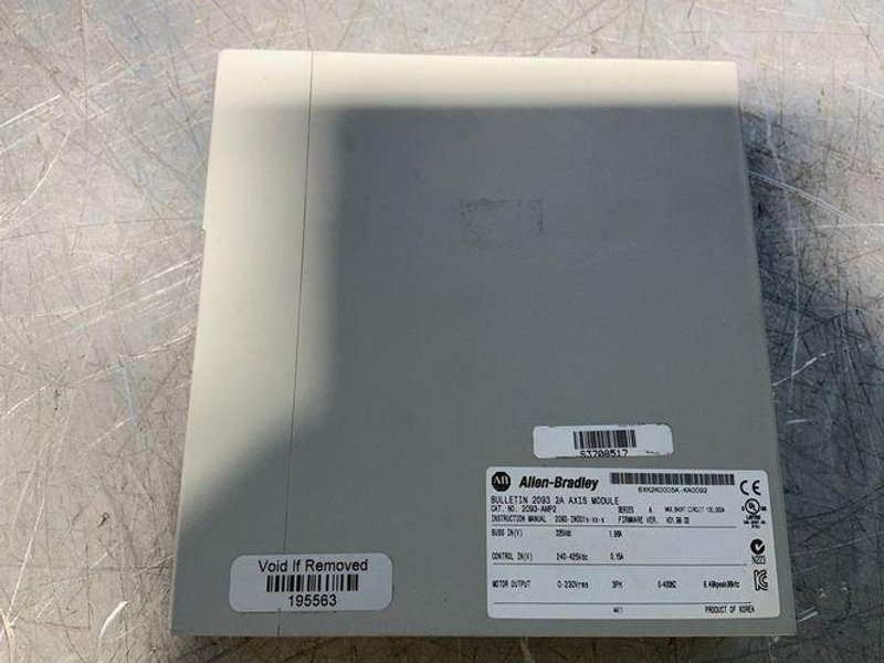Allen-bradley 2 A Output Bulletin 2093 Kinetix 2000 2a Axis Module - 2093-amp2 / 2093-amp5