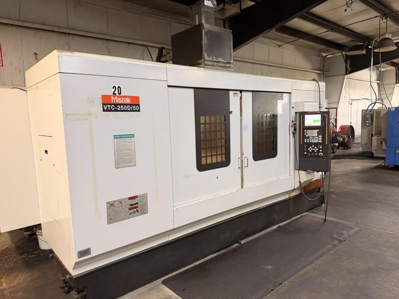 Mazak VTC250D/50 CNC VMC, 2006