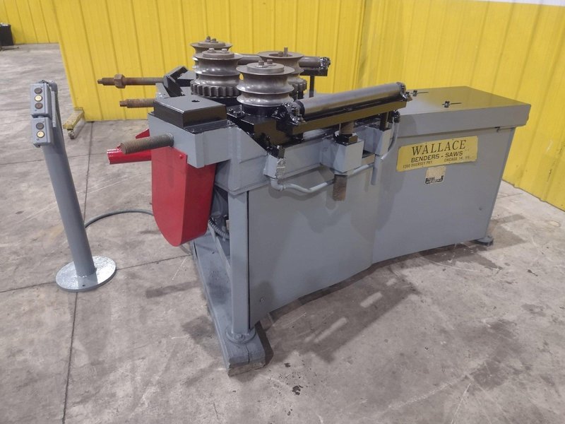 4&quot; WALLACE MODEL #465 4-ROLL TUBE &amp; PIPE ROLLING BENDER MACHINE, WITH TOOLING: STOCK #22764