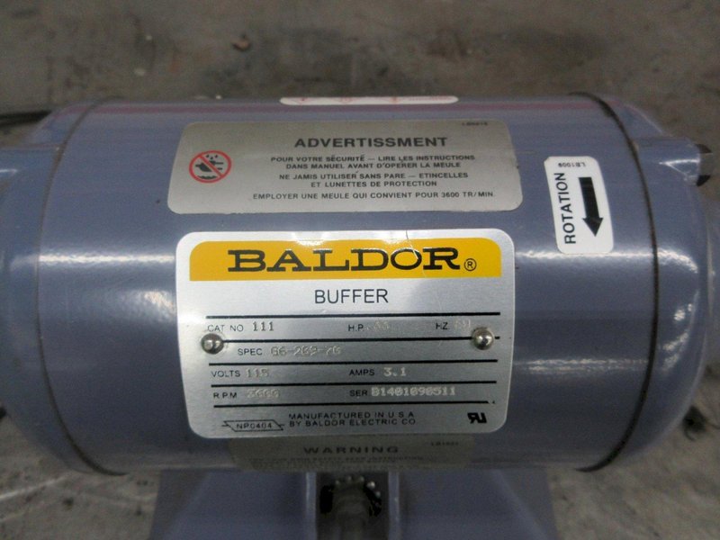Baldor Double End Bench Grinder- Auction Item