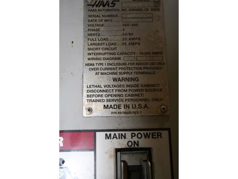 2006 HAAS VF5/40 CNC VERTICAL MACHINING CENTER: YOBRO #25768