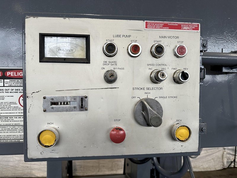 75 TON DANLY 75-OBIG OBI PRESS. STOCK # 0304618