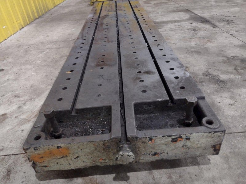 138&quot; X 30&quot; X 6.25&quot; T-SLOTTED LAYOUT PLATE / TABLE: STOCK #23626