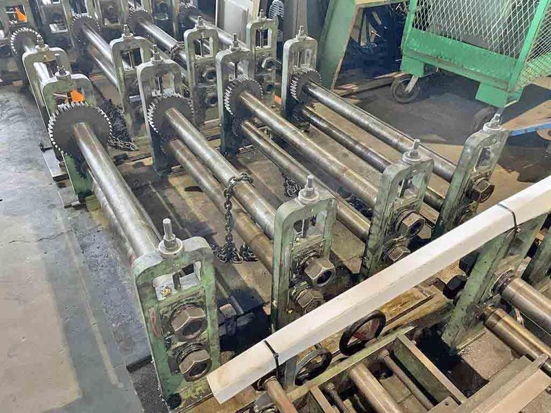 18 Stand 48.00&quot; x 3.50&quot; Bradbury Rollformer Stock # 3492