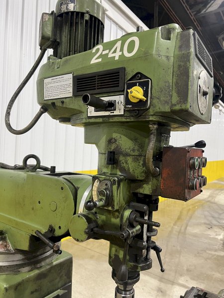 3 HP LAGUN SIRCO MODEL #FTV-2S VERTICAL RAM TYPE MILLING MACHINE MILL: STOCK #20260