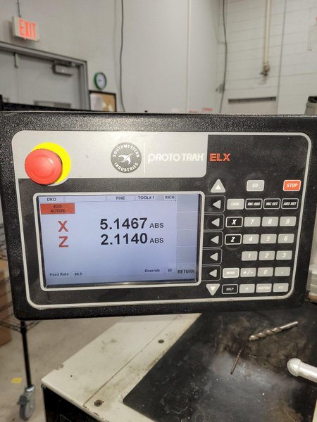 SWI-TRAK TRL1440 EX Flatbed CNC Lathe W/ ProtoTRAK ELX Control. New-2011