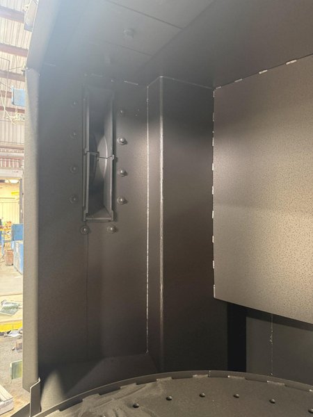 72” TABLE PANGBORN MODEL 6LK-7 ROTOBLAST SHOT BLAST MACHINE: YOBRO #25134