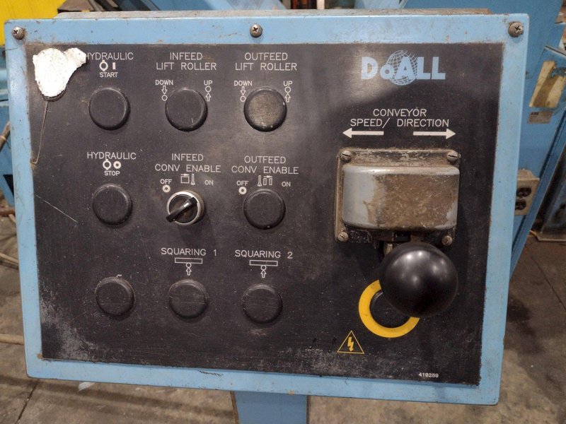 13" X 13" DOALL MODEL #C-3300NC FULLY AUTOMATIC HORIZONTAL BANDSAW: YOBRO #24442