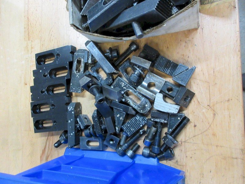 Clamp Down Hardware, Assorted, Nuts, Bolts, Risers, Strap Clamps- Auction Item