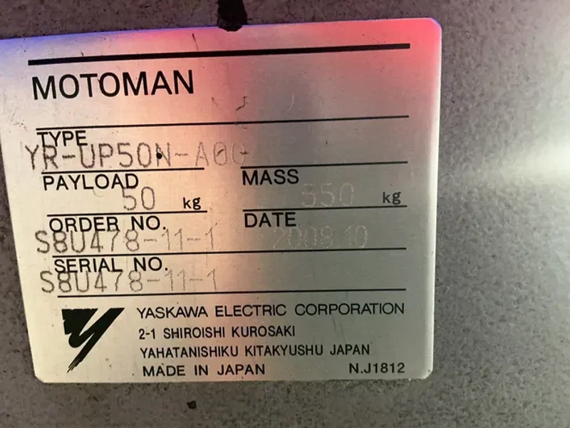 Motoman Robot - Yr-up50n-a00