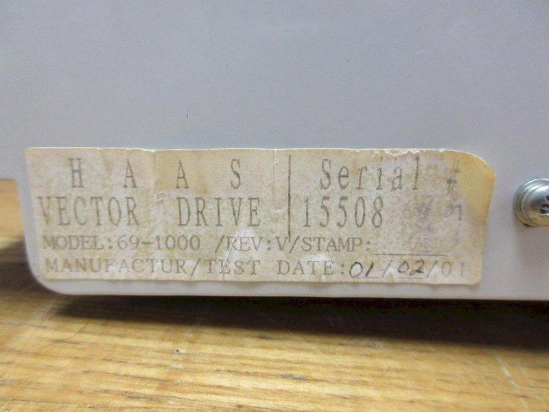 Used Haas Classic 69-1000 Rev V 20/15 HP Vector Drive
