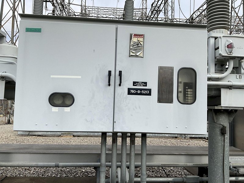 #3 cranker (not available now) HICO Three Phase Shell Form Transformer, Rated Capacity  81000/108000/135000 KVA, 345000 HV, 13800 XV, 13800 LV, Class ONAN/ONAF1/ONAF2