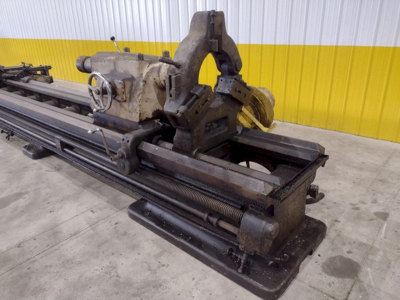 40&quot; X 252&quot; (21&#039;) AMERICAN PACEMAKER ENGINE LATHE, 2.75&quot; HOLE: STOCK #20836