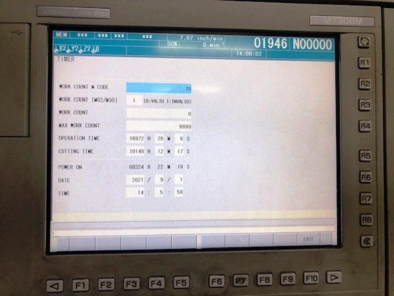 MORI SEIKI NHX4000 HORIZONTAL MACHINING CENTER