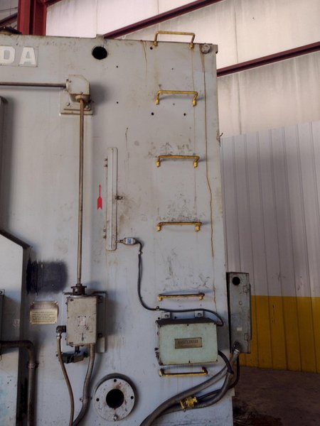 165 TON AIDA MODEL #PC-15(2) MECHANICAL CRANK GAP FRAME PRESS  7.8" STROKE : YOBRO #25990