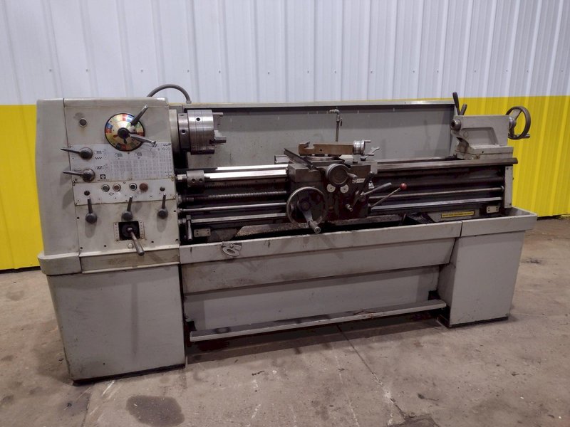 15&quot; X 50&quot; CLAUSING COLCHESTER MODEL #15 ENGINE LATHE, 2-3/16&quot; HOLE: STOCK #19155