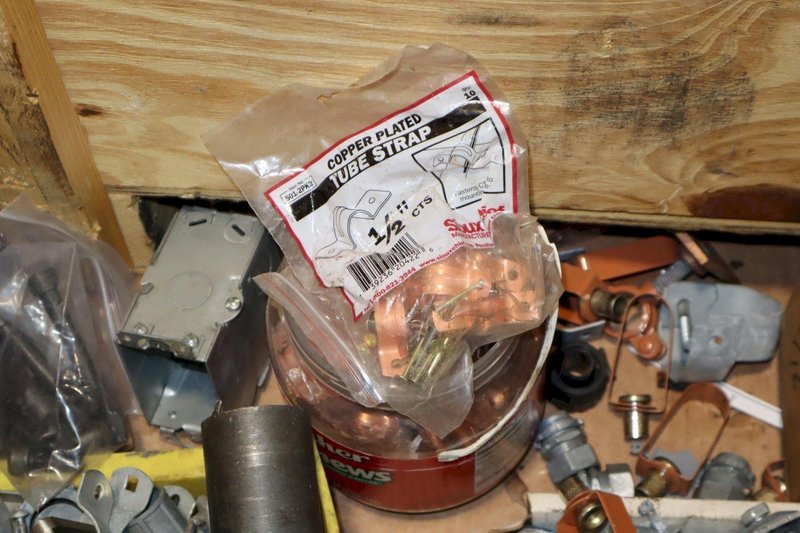 Large Assortment of Electrical / Electrician Hardware – Boxes, Connectors, Terminals, Straps &amp; More- Auction Item