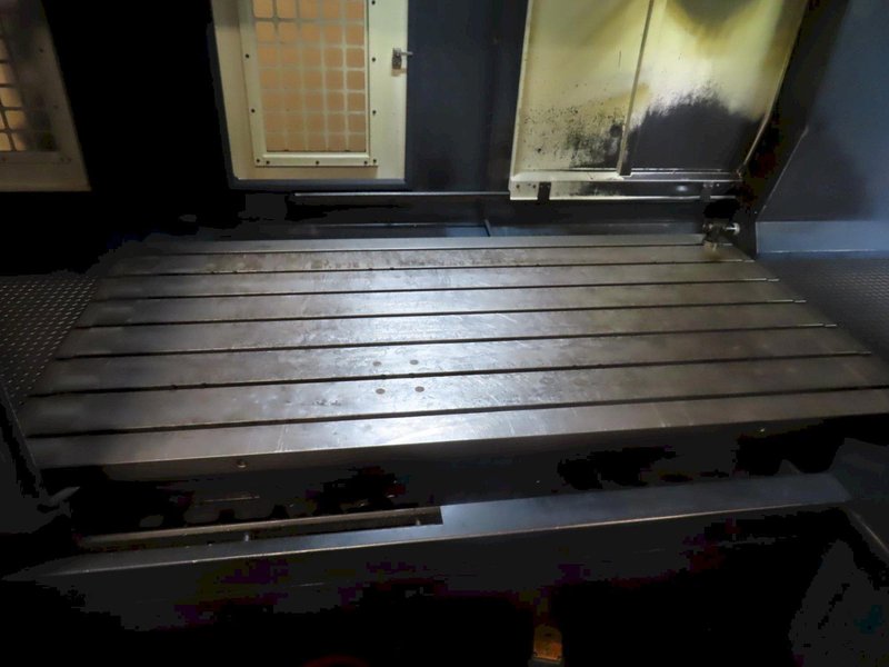 Johnford DMC-2100H Bridge Type CNC Vertical Machining Center with Fanuc 18i-MB, Renishaw Probing, 40 ATC, LESS THAN 8500 CUTTING HOURS