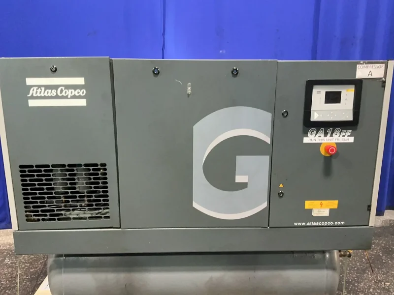 ATLAS COPCO 25 HP AIR COMPRESSOR  -  GA18FF A 125 FM
