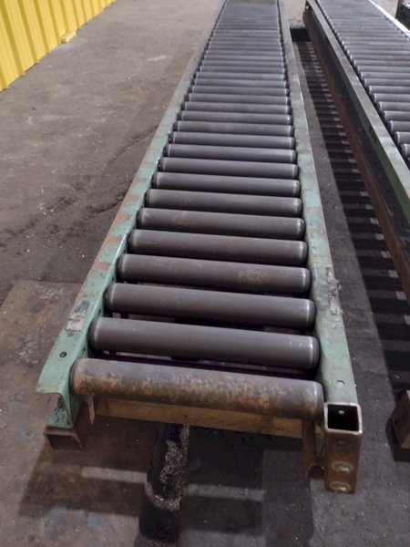 30&#039; (3 SECTIONS) X 18&quot; ROACH ROLLER CONVEYORS: STOCK #19099
