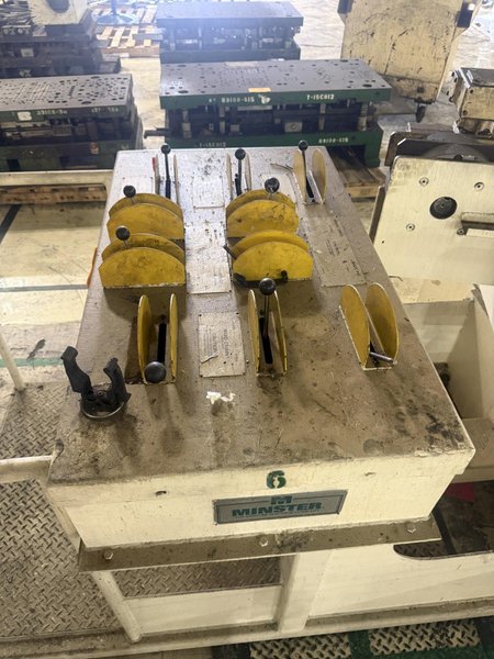 72" x 20,000 LBS MINSTER MODEL #MDT20-72DM DOUBLE DIE INFEED &amp; HANDLING CART: YOBRO #26053