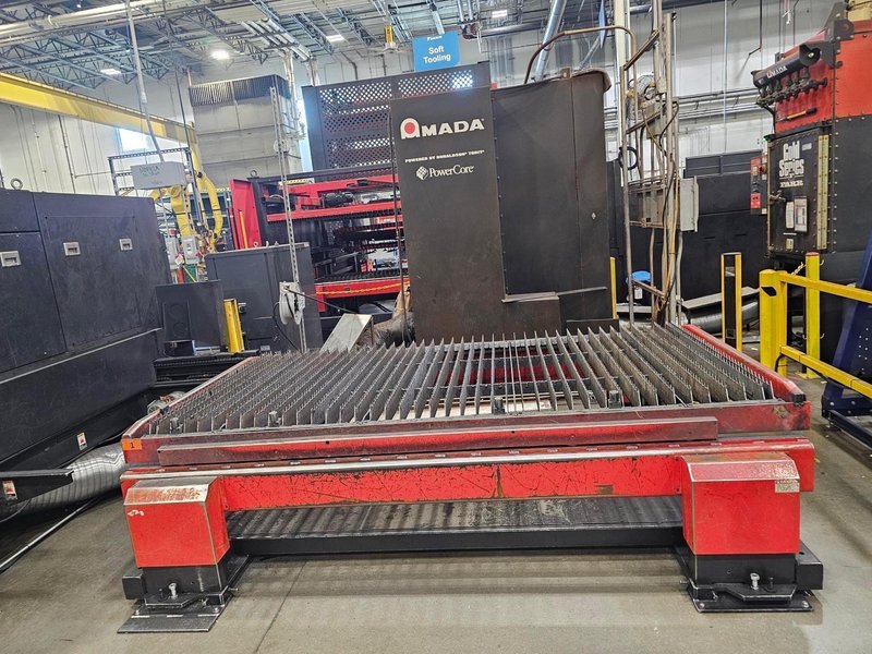 2,000 Watt Amada LCG 3015AJ Fiber Laser, 2016 – 5′ x 10′ tables