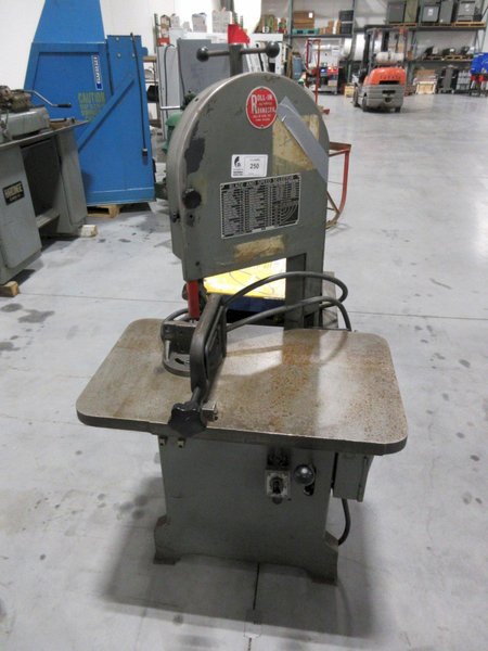 Roll-in Saw - All Purpose Horizontal Bandsaw w/ Extra Blade 4-Speeds with Vise- Auction Item