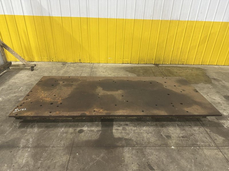 114&quot; X 51&quot; X 7&quot; HIGH STEEL LAYOUT RISER PLATE: STOCK #23182