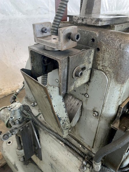 12 TON TISHKEN CUTOFF PRESS. STOCK #0257724