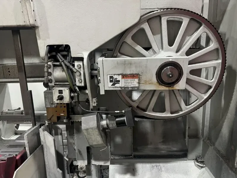 USED BEHRINGER 20" X 16" DUAL POST AUTOMATIC BANDSAW MODEL HBE 411A, Year: 2021