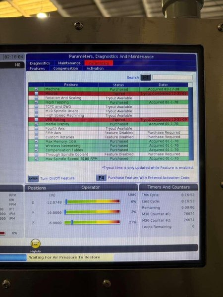 Haas VF-1 CNC Vertical Machining Center – 2016 Mill