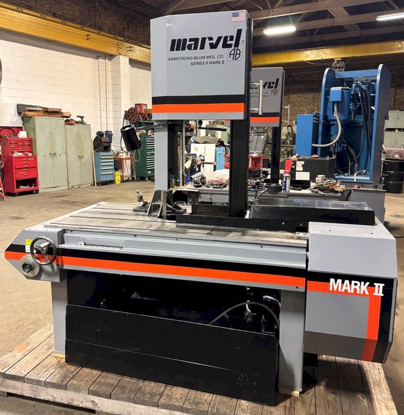 18&quot; x 22&quot; Marvel Series 8 Mark II Tilt Frame Vertical Band Saw , 1&quot; Blade, 2 HP, Reconditioned
