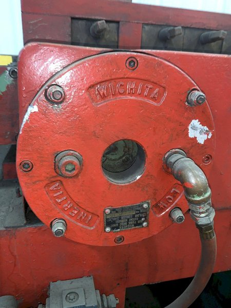 24" WIDE X .125" CWP MODEL #24C 7 ROLL POWERED COIL STRAIGHTENER: STOCK #13904