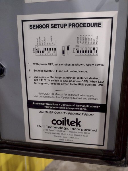 20" X .190" ROWE MODEL #C6-20 MOTORIZED COIL STRIP STRAIGHTENER: YOBRO #24754