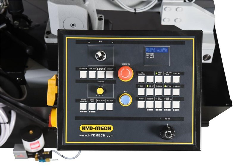 NEW 13" x 18" HYD-MECH MODEL S-20P SEMI-AUTOMATIC HORIZONTAL PIVOT BAND SAW