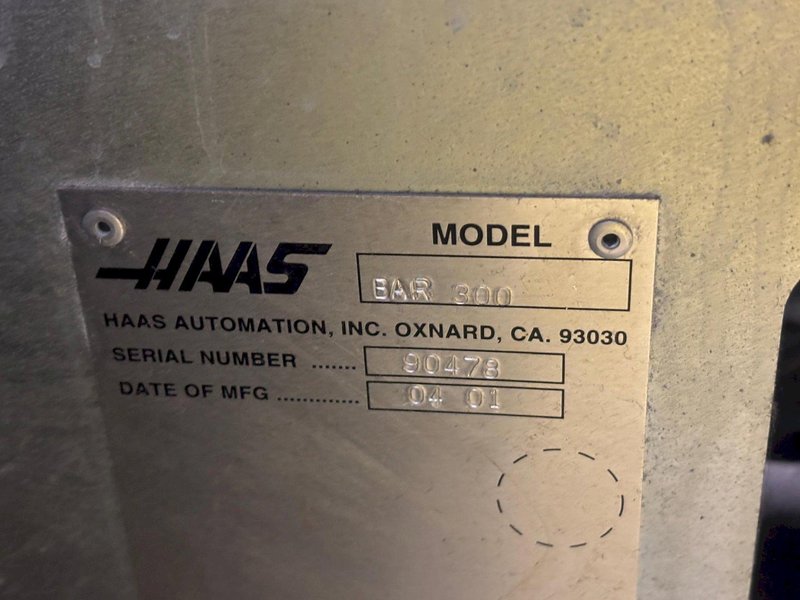 HAAS SERVO BAR 300 AUTOMATIC BAR FEEDER: YOBRO #24481