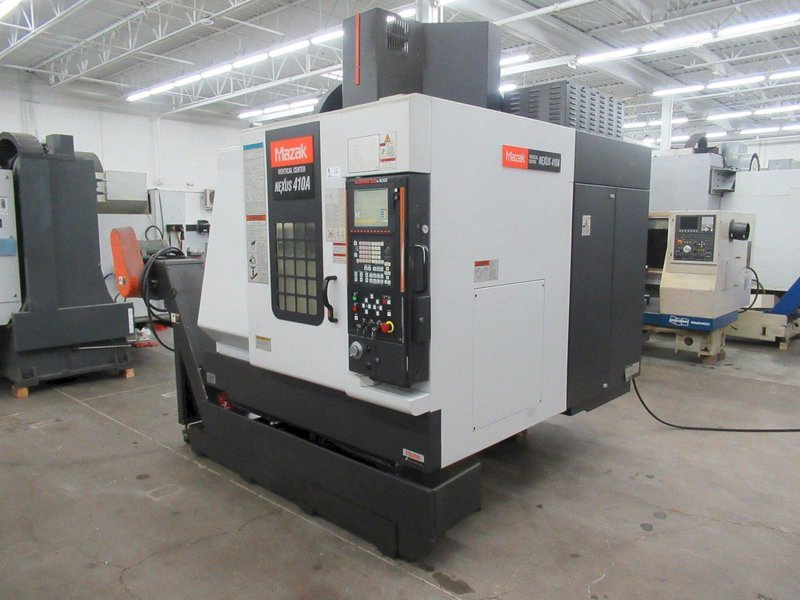 Mazak VCN-410A CNC Vertical Machining Center, 12K RPM, CT 40, Probing, 30 ATC, 22.05" x16.14" x 20.08" Travels- Auction Item