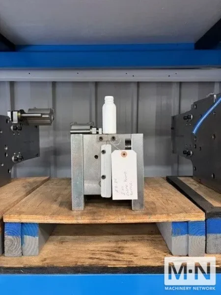 TRIPLE HEAD POWERJET PLASTIC MACHINERY MODEL EB25H65S3 CONTINUOUS EXTRUSION BLOW MOLDING MACHINE MFG 2022