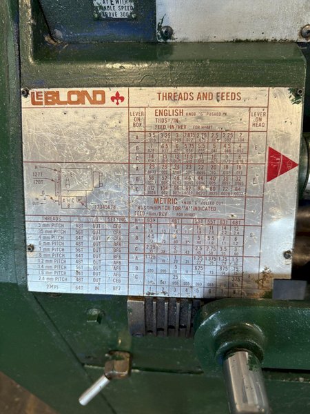 16&quot; X 54&quot; LEBLOND REGAL SERVO SHIFT ENGINE LATHE. STOCK #0775225
