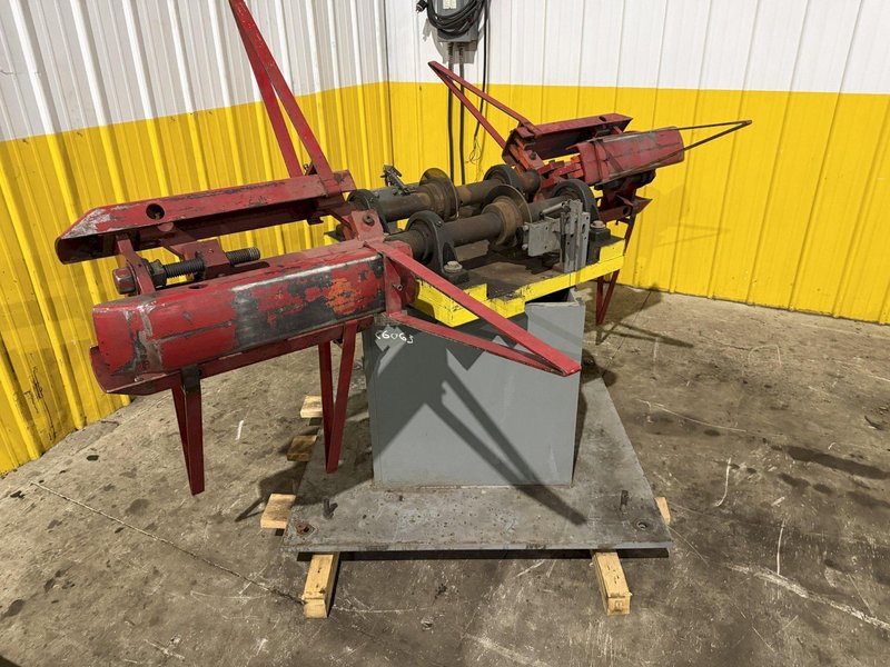 3,000 LB x 24" MARION MFG DOUBLE END PULL OFF COIL REEL UNCOILER 2010: YOBRO #26063