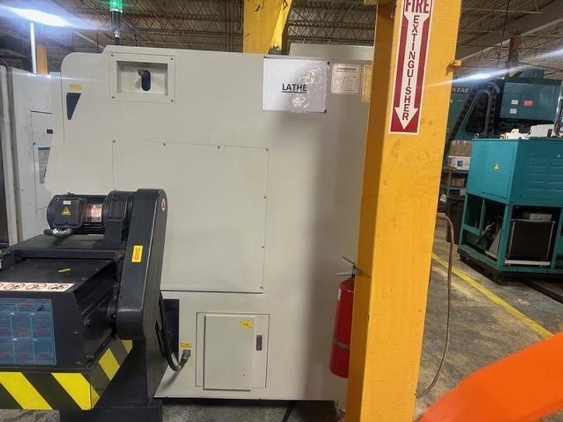 Campro CPL-208 CNC Lathe, 2012 – Tailstock, Chip Conveyor