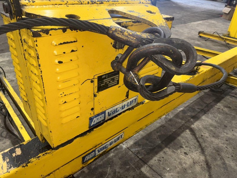 3,000 LBS ACCO MODEL #X7600-38-7-12-21-B8M VAC-O-LIFT VACUUM SHEET LIFTER: STOCK #11235